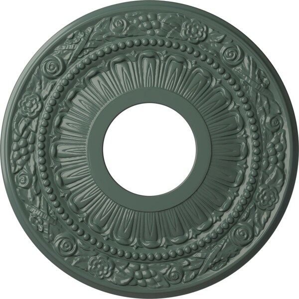 Ekena Millwork Nadia Ceiling Medallion (Fits Canopies up to 4 7/8"), 12 1/8"OD x 3 5/8"ID x 7/8"P, Cloud Burst CM12NACBF - main